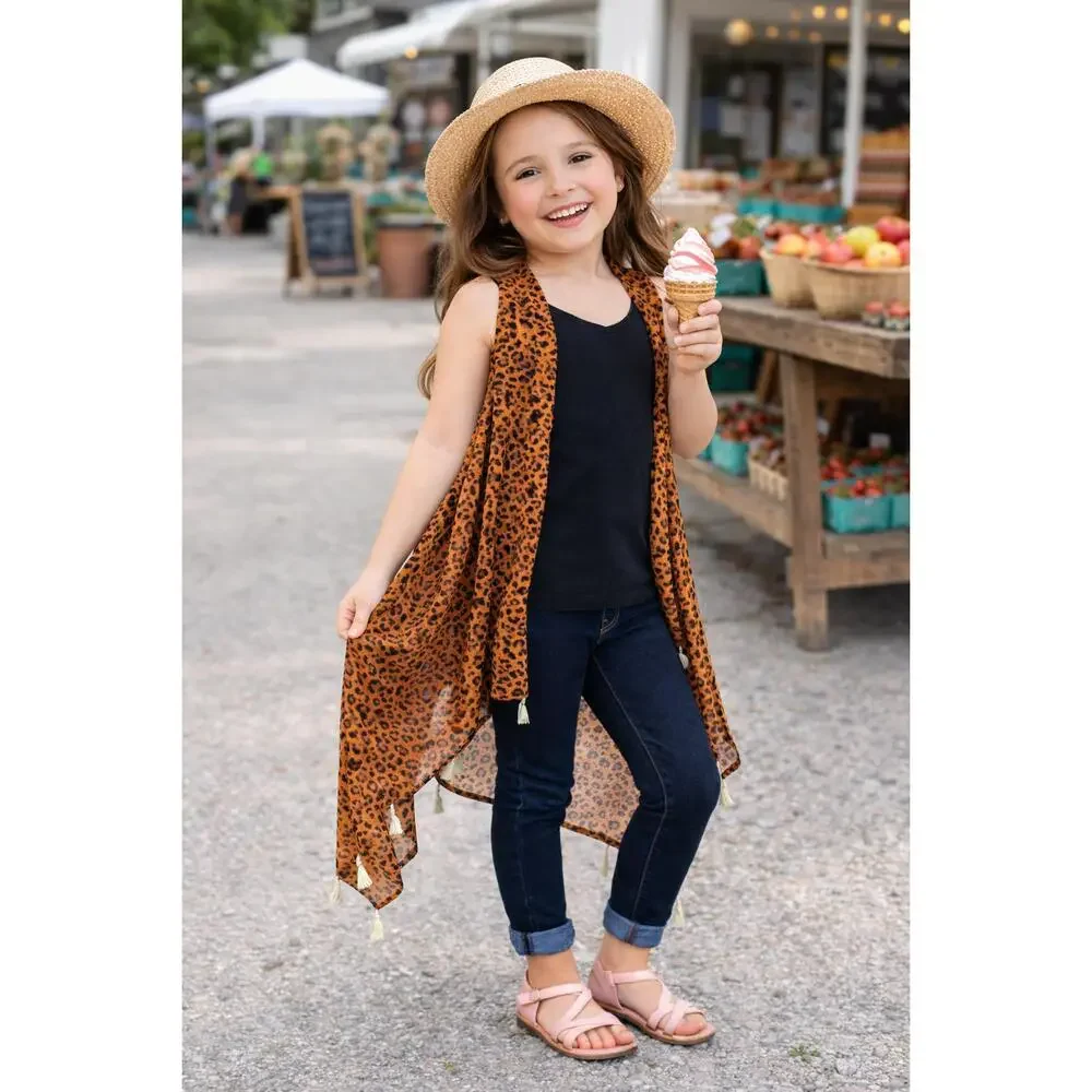 Little Wild Heart Leopard Duster